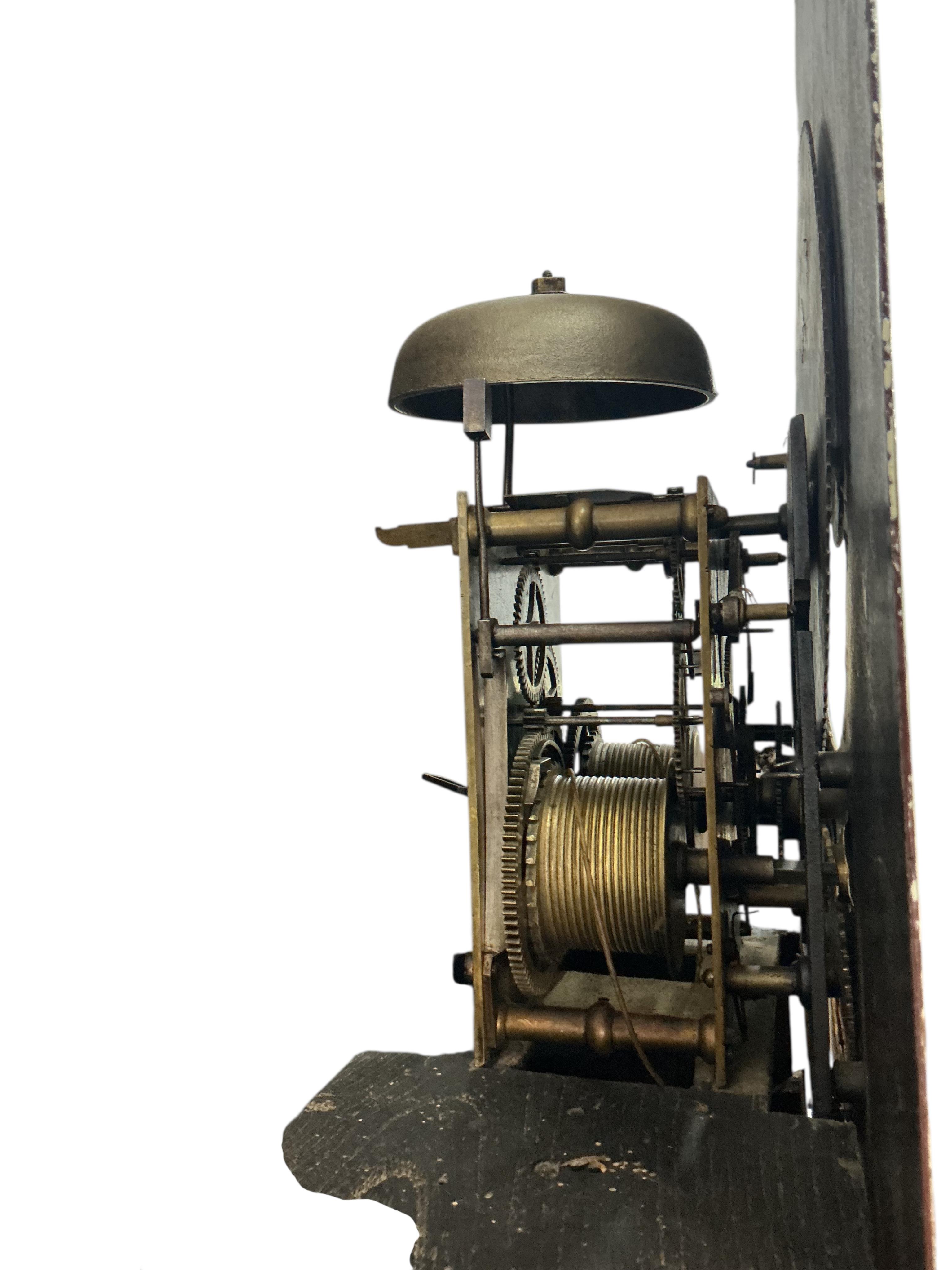 A George III oak and mahogany eight day moonphase longcase clock, marked Timmings, Dudley, height 236cm